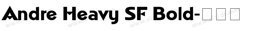 Andre Heavy SF Bold字体转换
